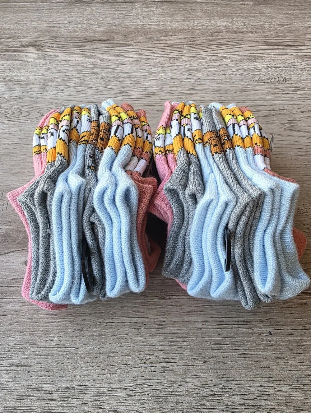 Garfield Girls Socks 2 Pack 12 Pairs Shoe Size 7-10 NWT